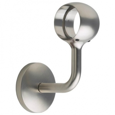 Rothley Connecting Wall Bracket Brushed Nickel for Hand Rail System